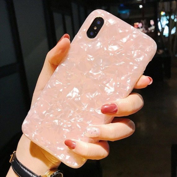 ETUI Obudowa do Iphone 7 plus i 8 plus KRYSZTAŁ RÓŻOWY– piękny crystal case do Apple Iphone 7/8+ – różowy