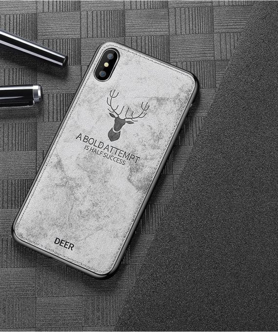 Materiałowe stylowe etui do Iphone 6 Plus/6S Plus DEER- back case