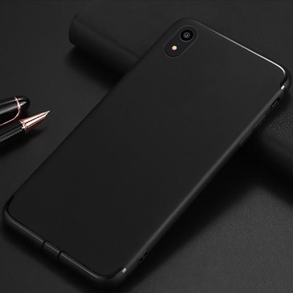 Elastyczne cienkie etui do Iphone XR- czarny silikonowy matowy case Iphone XR