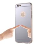 Silikonowe etui lustrzane do Iphone 6 Plus/6S Plus miękki case – SREBRNY