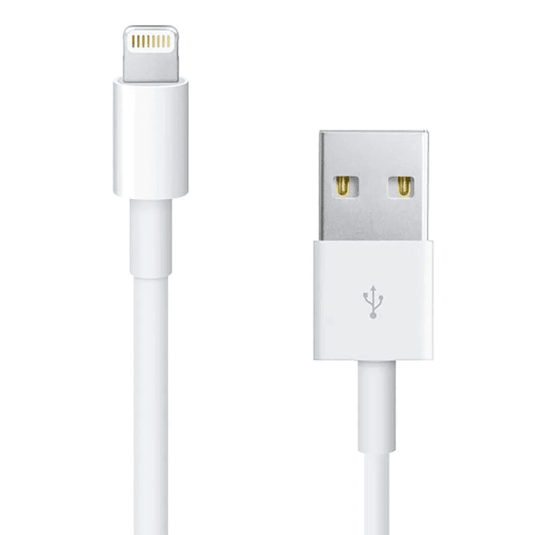 kabel usb lightning, do iphone se/8/x/xr/xs/11/12/13/14, 1 metr, biały