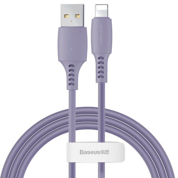 Kabel USB – IPHONE SE/8/X/XR/XS/11/12/13/14 Lightning ładowarka iPhone 1,2m fioletowy