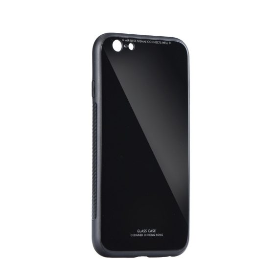 Etui do Iphone X/XS eleganckie czarne szklane