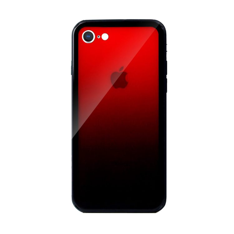 Mock Up Etui Iphone 7 8 Gradient Czerwony
