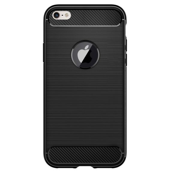 Luksusowe Etui do iPhone 6/6S miękka i cienka silikonowa obudowa z karbonu
