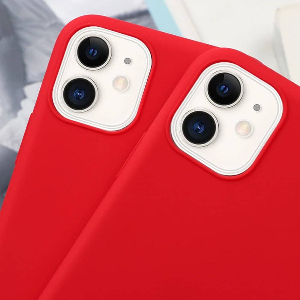 Czerwone Etui Silikonowe Soft Do Iphone 11 1
