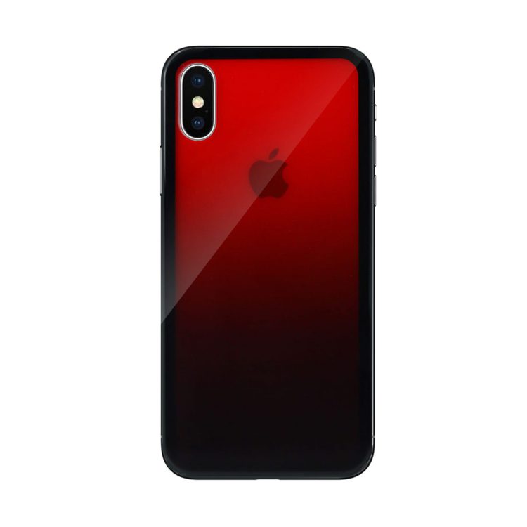 Mock Up Etui Iphone X Xs Gradient Czerwony