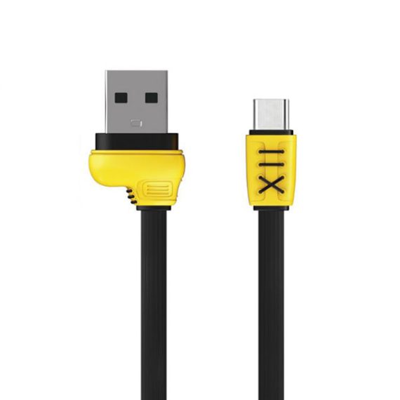 Kabel USB Typ C1 marki Remax w kształcie butów do biegania – czarny