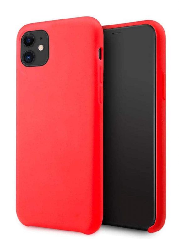 Etui Iphone 11 Silikonowe Czerwone