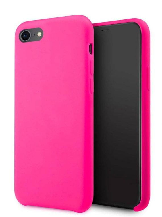 Etui Iphone 7 8 Silikonowe Różowe