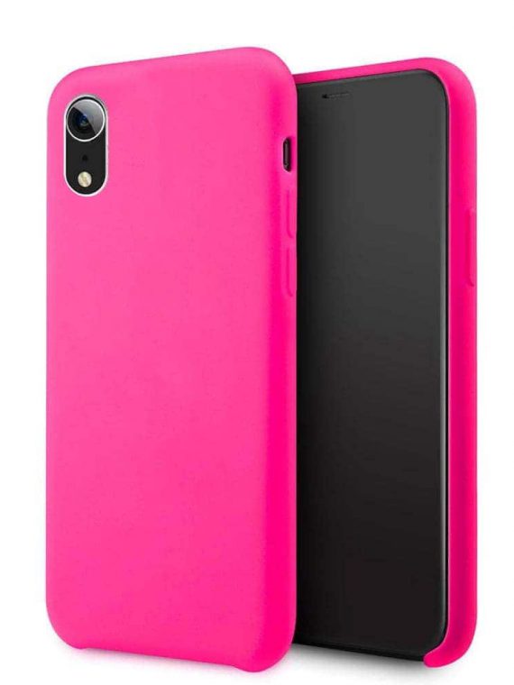 Etui Iphone Xr Silikonowe Różowe