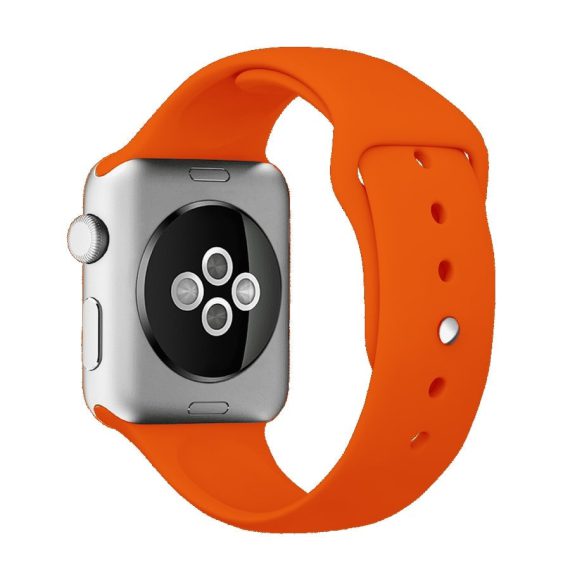 Pasek Silikonowe Na Zegarek Apple Watch 1 Pomarańczowy