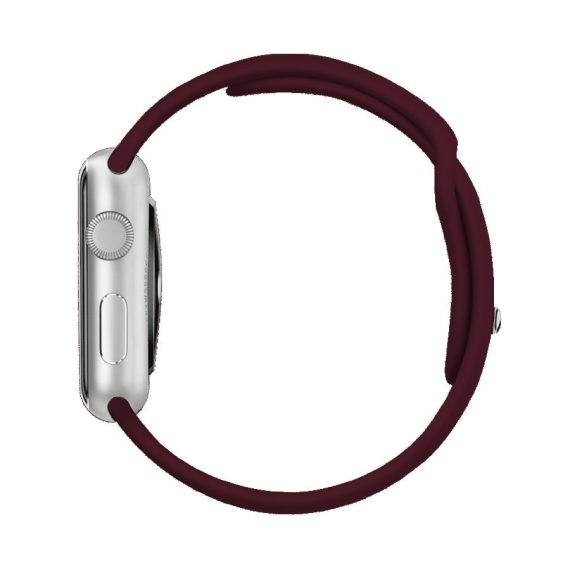 Pasek Silikonowe Na Zegarek Apple Watch 2 Wiśniowy
