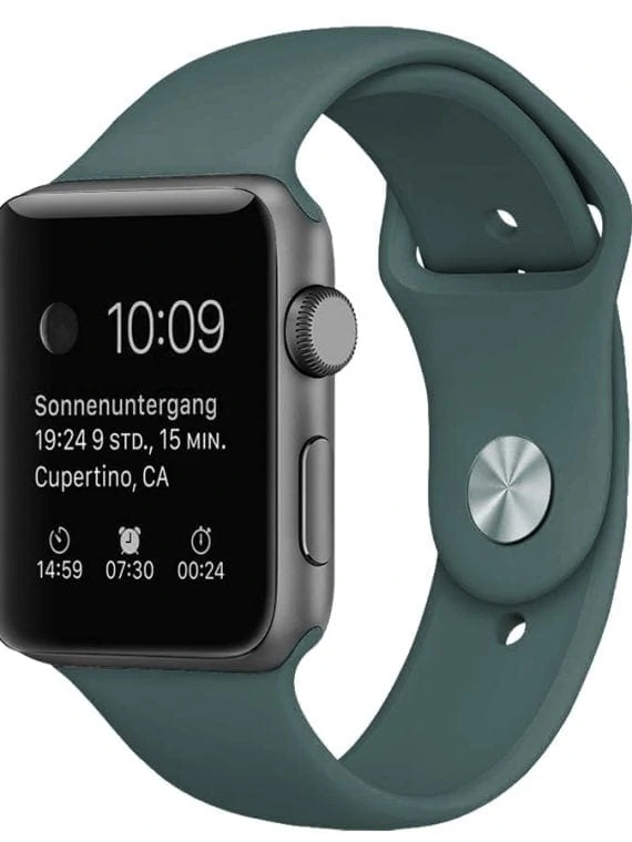 Pasek Silikonowe Na Zegarek Apple Watch 5 Haki