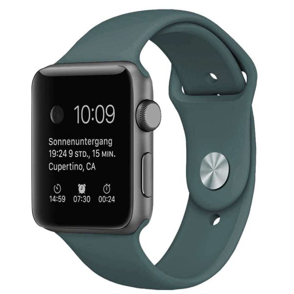 Pasek Silikonowe Na Zegarek Apple Watch 5 Haki