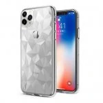 Etui przeźroczyste diamentowe na iPhone 11 Pro Max – kryształowe pryzmaty