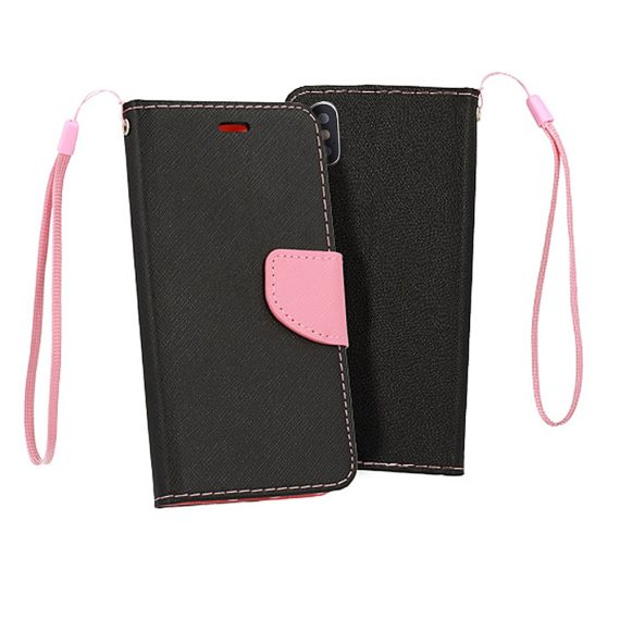 Czarno-różowa ochronna obudowa do IPhone XS Max