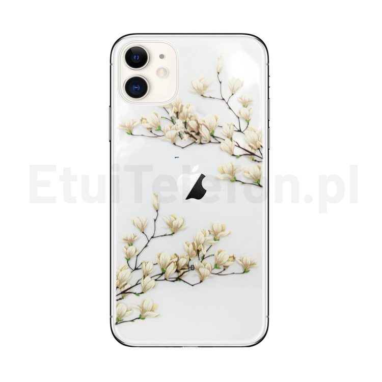 Silikonowe Etui (case) Z Kwiatami Magnolii Do Iphone 11