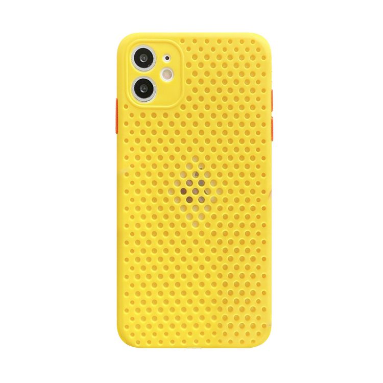 Etui Do Iphone 11 Oddychające Nowoczesne żółte 1