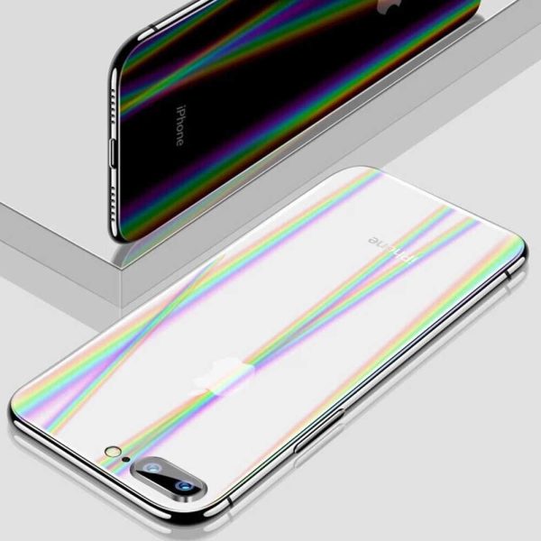 Folia Ochronna Na Ekran Z Powrotem Film Ochrony Gradientu Aurora Przejrzyste Dla Iphone Xs Max X.jpg Q50h