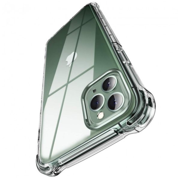 Przeźroczyste Etui Pancerne Bumper Do Iphone 11 Pro Silikonowe Wzmocnione Rogi 5