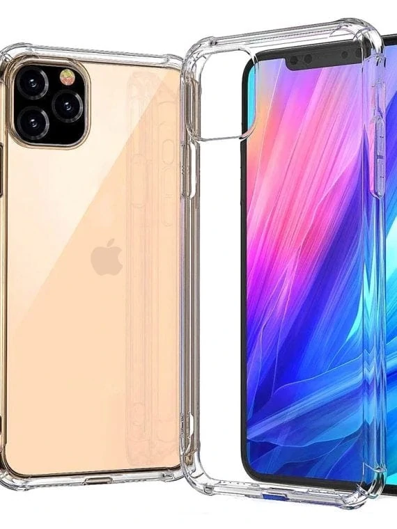 Przeźroczyste Etui Pancerne Bumper Do Iphone 11 Pro Silikonowe Wzmocnione Rogi