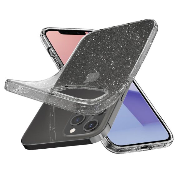 Etui Iphone 12 Pro Brokat Brokatowe Glitter Przezroczyste 1