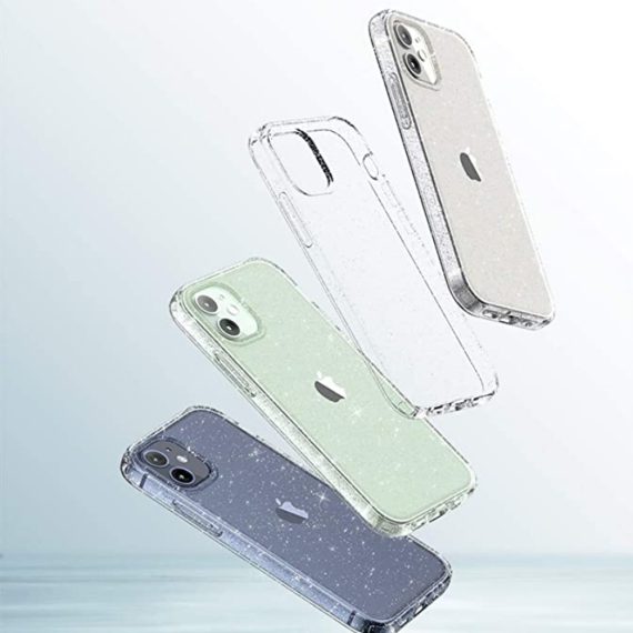 Etui Iphone 12 Pro Brokat Brokatowe Glitter Przezroczyste 15
