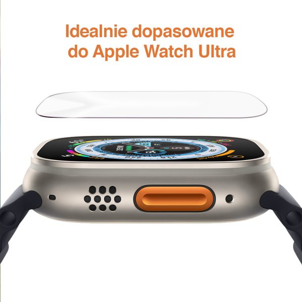 folia hydrożelowa na ekran zegarka apple watch 44mm se,6,5,4