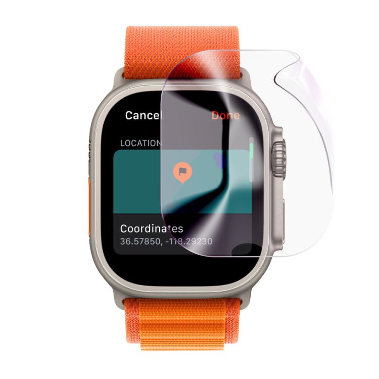 folia hydrożelowa na ekran zegarka apple watch 44mm se,6,5,4