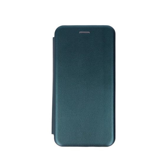 Etui do iPhone 12 Pro Max klasyczne ciemnozielone z magnetyczną klapką