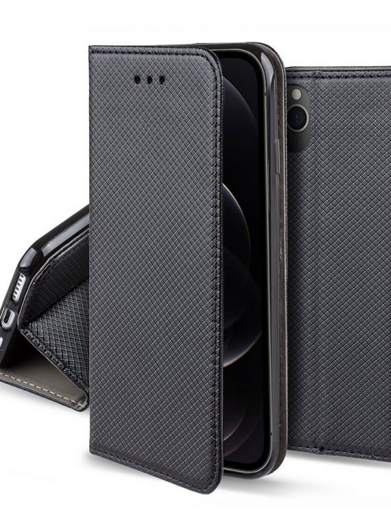Czarne Eleganckie Klasyczne Etui Iphone 12 12 Pro 2