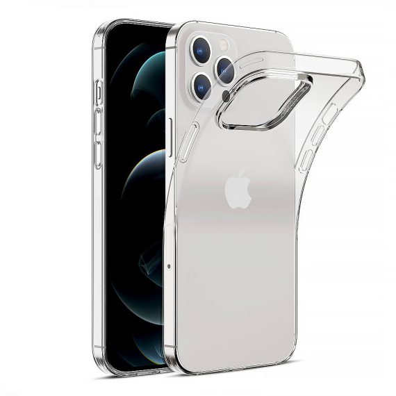 Etui do iPhone 12 Pro transparentne silikonowe elastyczne