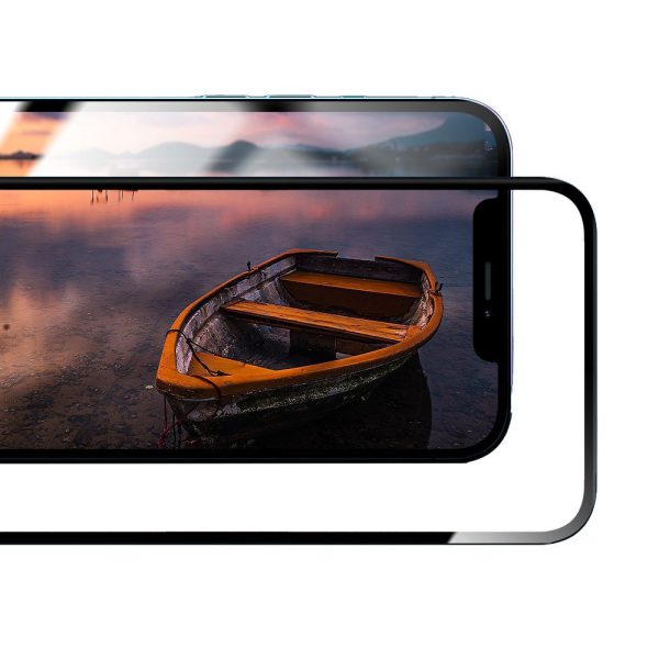 szkło hartowane na cały ekran 5d z ramką bardzo wytrzymałe do iphone 12 pro