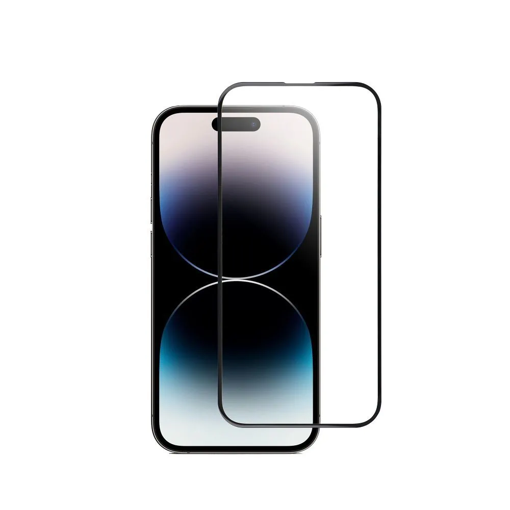Szkło hartowane na cały ekran 5D z ramką bardzo wytrzymałe do iPhone 14 Pro Max