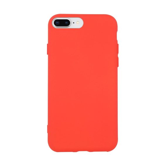 Etui do iPhone 7 Plus/8 Plus silikonowe klasyczne czerwone