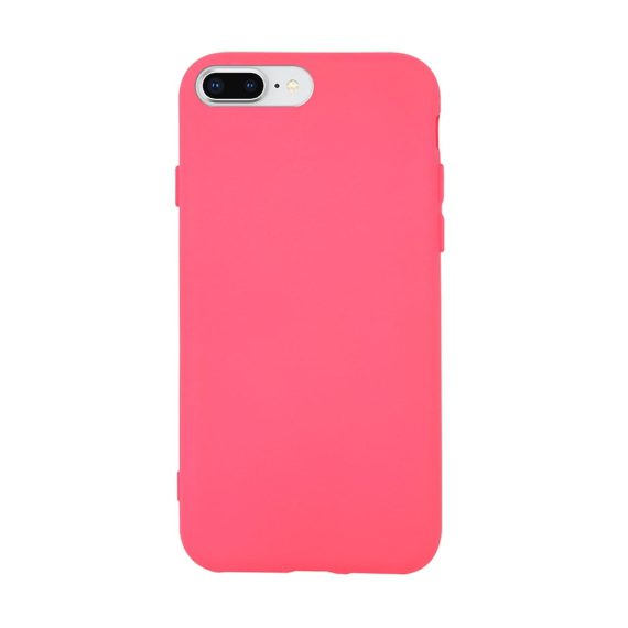 Etui do iPhone 7 Plus/8 Plus silikonowe klasyczne różowe