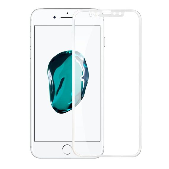 Szkło najtrwalsze kompozytowe z powłoką ceramiczną na cały ekran 5D z białą ramką do iPhone 7Plus8Plus-poprawione (2)