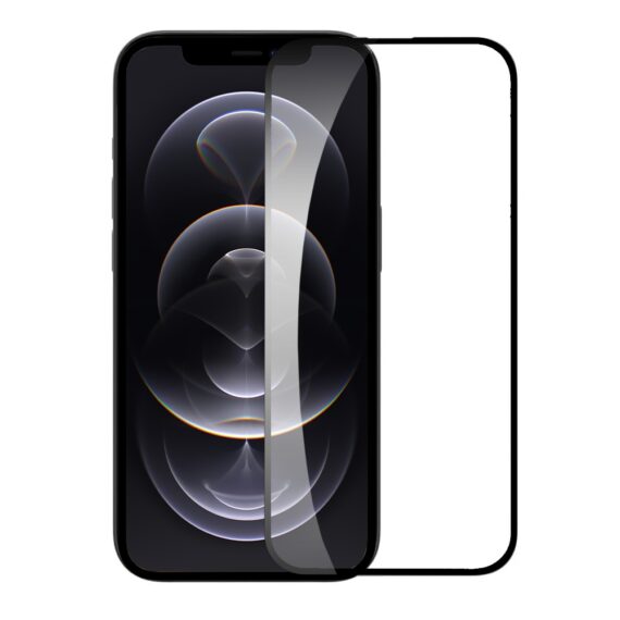 Szkło najtrwalsze kompozytowe z powłoką ceramiczną na cały ekran 5D z ramką do iPhone 12 Pro Max-poprawione (2)