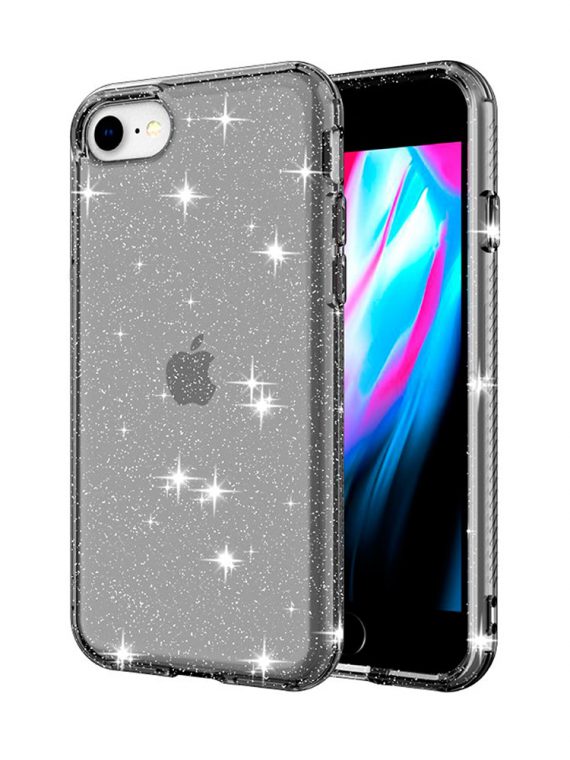 Iphone 7 8 Se Szary Brokat 4