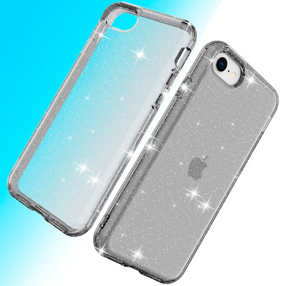 Iphone 7 8 Se Szary Brokat 5