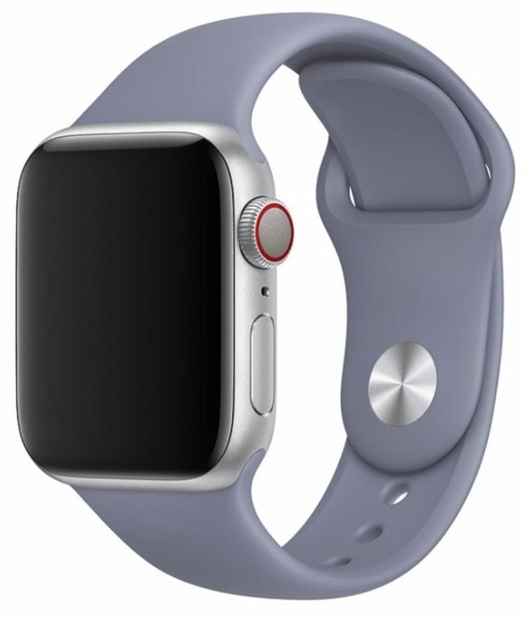 sportowy pasek silikonowy do zegarka apple watch 8 / 7 / 6 / 5 / 4 / 3 / se 38/40/41mm fioletowy liliowy