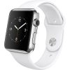 Sportowy pasek silikonowy do zegarka Apple Watch 8 / 7 / 6 / 5 / 4 / 3 / SE 38/40/41mm – kolor biały