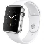 Sportowy pasek silikonowy do zegarka Apple Watch Series 4-11 / SE 40/41/42mm – kolor biały