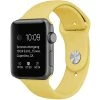 Sportowy pasek silikonowy do zegarka Apple Watch 7 / 6 / 5 / 4 / 3 / SE 38/40/41mm – pastelowy żółty kolor