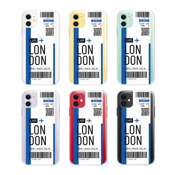 Etui Iphone 11 Przeźroczyste Z Nadrukiem Ticket 2