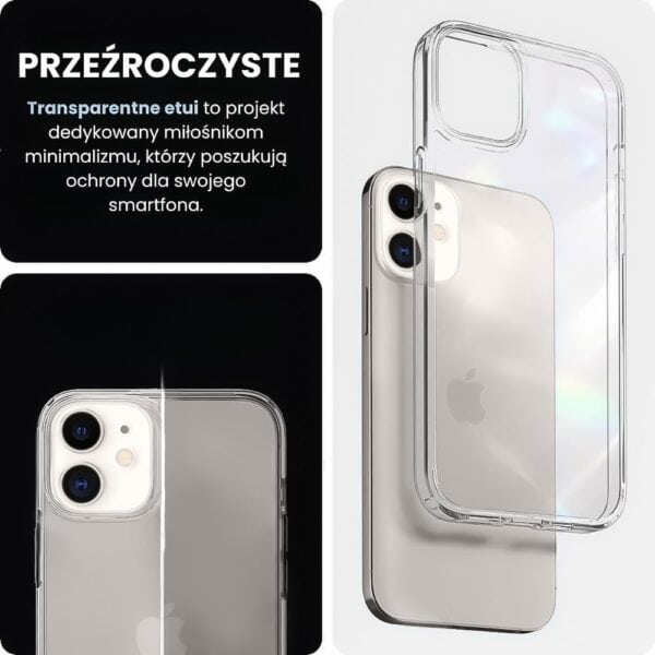 Etui do iPhone 12 przeźroczyste transparentne etui premium clear (2)