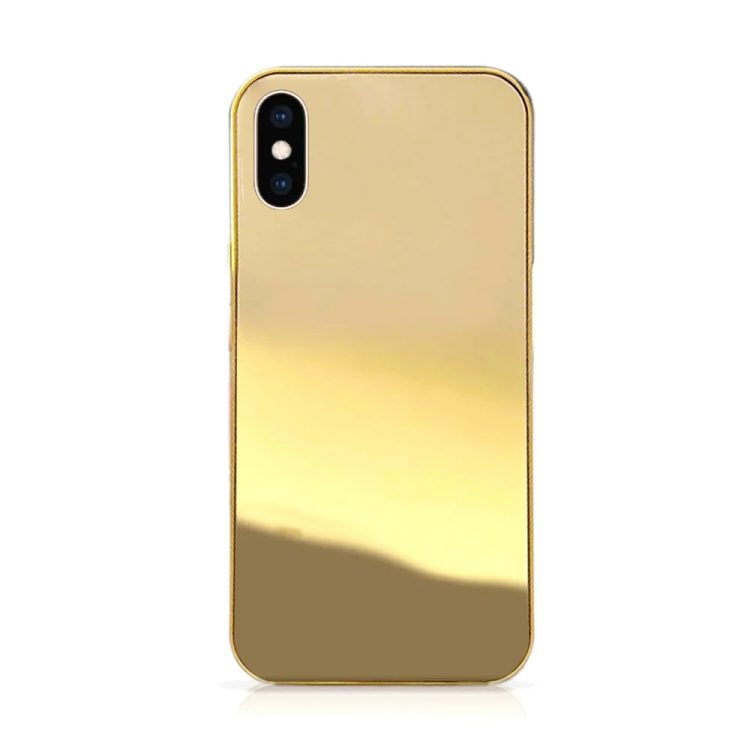 etui do iphone x xs caprice gold polerowane złoto, ochrona aparatu 1