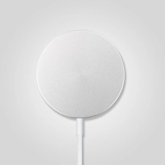 Ładowarka magnetyczna do MagSafe iPhone 17:16:15:14:13:12 (Mini:Plus:Pro:Pro Max) Qi 15W biala2