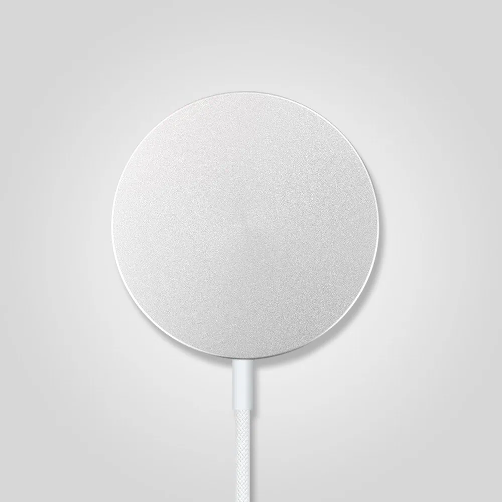 Ładowarka magnetyczna do MagSafe iPhone 17:16:15:14:13:12 (Mini:Plus:Pro:Pro Max) Qi 15W biala2